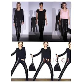 Gucci-Pants, leggings-Black