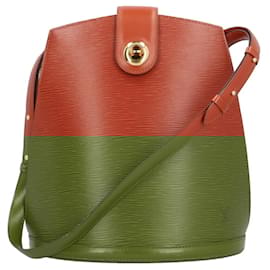 Louis Vuitton-Louis Vuitton Cluny Epi Shoulder Bag-Brown