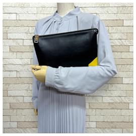 Fendi-Fendi Monster Clutch Bag-Black