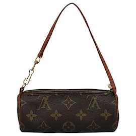 Louis Vuitton-LOUIS VUITTON Monogram Papillon Pouch LV Auth 111015-Monogram