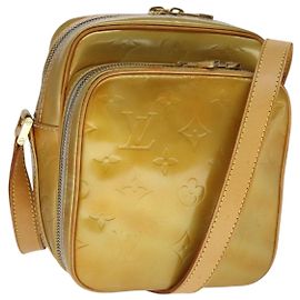 LOUIS VUITTON Sac à épaule Wooster Monogram Vernis Gris M91036 LV Auth 110625 Gris