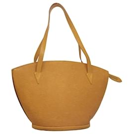 Louis Vuitton-LOUIS VUITTON Epi Saint Jacques Shopping Shoulder Bag Yellow M52269 Auth 107686-Yellow