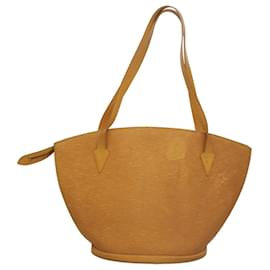 Louis Vuitton-LOUIS VUITTON Epi Saint Jacques Shopping Shoulder Bag Yellow M52269 Auth 107686-Yellow
