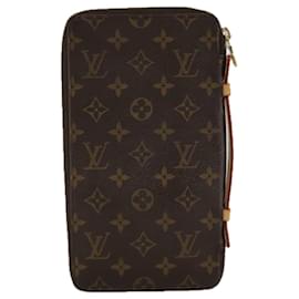 Louis Vuitton-LOUIS VUITTON Monogram Organizer De Voyage Travel Case M60120 LV Auth 107743-Monogram