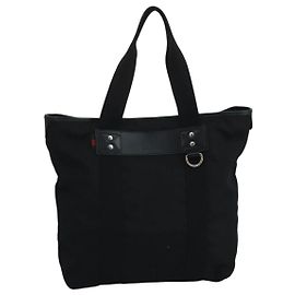 Borsa tote GUCCI in tela nera 268175 Auth bs21570 Nero