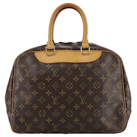 Louis Vuitton-LOUIS VUITTON Monogram Deauville Hand Bag M47270 LV Auth 107653-Monogram