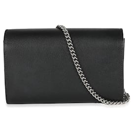 Fendi-Fendi Black Vitello Cruise F Is Fendi Wallet On Chain-Black