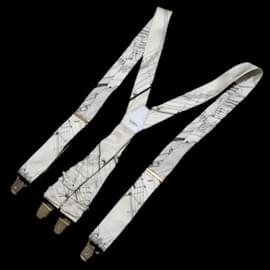 Hermès-Hermes La Musique des Spheres Silk Suspenders-Eggshell