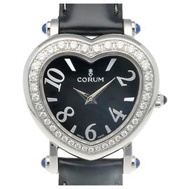 Reloj de pulsera de cuarzo para damas Corum Heartbeat Plata