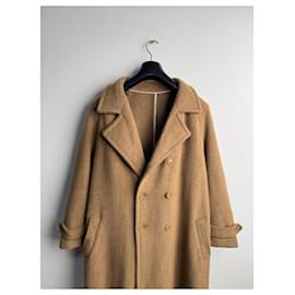 Yves Saint Laurent-Men Coats Outerwear-Beige