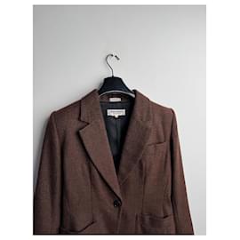 Yves Saint Laurent-Jackets-Brown