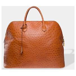 Hermès-HERMES Bolide Bag in Exotic Leathers Gold - 102283-Golden
