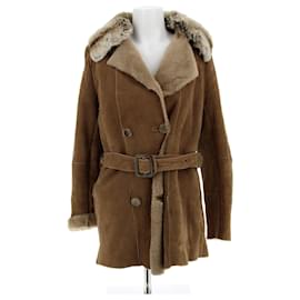 REVILLON Abrigos T.FR 38 Piel Camello