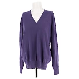 Yves Saint Laurent-YVES SAINT LAURENT Knitwear T.International M Wool-Purple