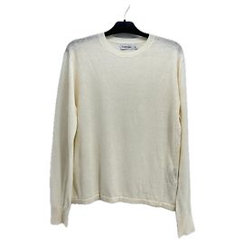 CALVIN KLEIN Malhas e moletons T.Internacional M Linho Branco