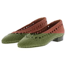 SéZane-SEZANE Flats T.EU 36 Leather-Camel
