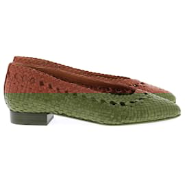 SéZane-SEZANE Flats T.EU 36 Leather-Camel