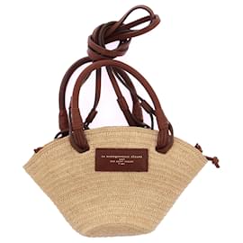 SéZane-SEZANE Handbags T.  Wicker-Beige
