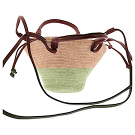 SéZane-SEZANE Handbags T.  Wicker-Beige
