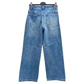 Autre Marque-NON SIGNE / UNSIGNED Trousers T.International S Cotton-Blue