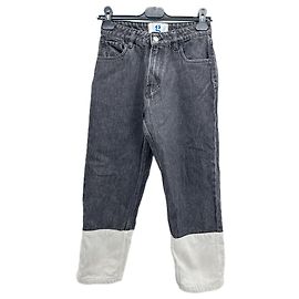 Autre Marque NON SIGNE / UNSIGNED Jeans T.US 25 Cotton Grey