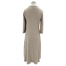 Autre Marque-MAX MARA 'S Dresses T.International M Viscose-Beige