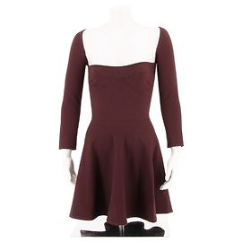 KHAITE Vestidos T.Internacional S Viscosa Burdeos