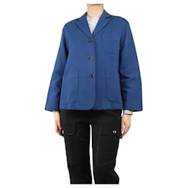 Autre Marque-Blue cotton chore jacket - size UK 8-Blue