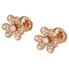 Van Cleef & Arpels-Van Cleef & Arpels Frivole Model 18K Rose Gold Earrings-Other
