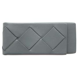 Bottega Veneta-Bottega Veneta Intrecciato Money Clip-Brown