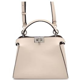 Fendi-Fendi Peekaboo Handbag-Beige