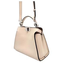 Fendi-Fendi Peekaboo Handbag-Beige