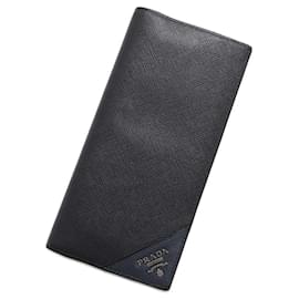 Prada-Prada Long Wallet in Saffiano Leather-Black