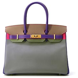 Hermès-Hermes Birkin 30 Handbag-Pink,Other,Taupe