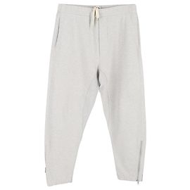 Maison Martin Margiela Calças de moletom com detalhe em zíper Maison Margiela em algodão cinza Cinza