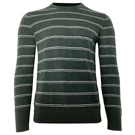 Theory Pull Riland en laine verte Vert