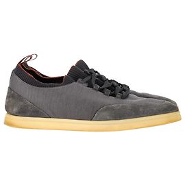 Baskets Soho Walk Loro Piana en daim gris Gris