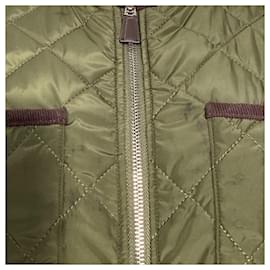 Prada-Prada Light Re-Nylon Quilted Vest in Olive Green Polyamide-Green,Olive green