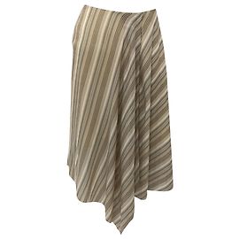 Falda midi a rayas asimétrica Ilsa de Acne Studios en algodón multicolor Otro