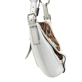 Dolce & Gabbana-Dolce & Gabbana Brown and White Shoulder Bag-Brown,White