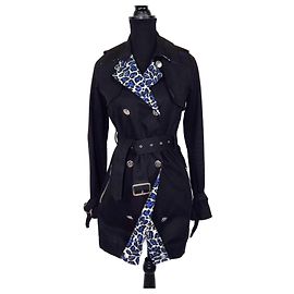 Trench nero JC de Castelbajac anni 2000 Nero