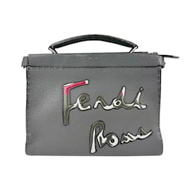 Fendi-Fendi Handbag Shoulder Bag Selleria Peekaboo Fit-Brown