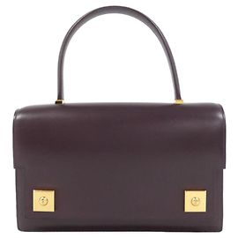 Hermès Bolsa de mão Hermes Piano em Raisin Bordeaux