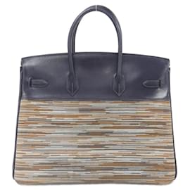 Hermès-Hermes Birkin 35cm Handbag-Blue