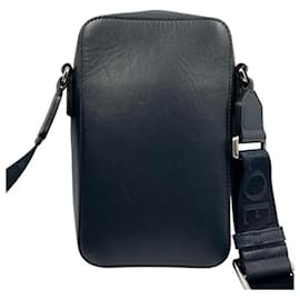Loewe-Loewe Vertical Crossbody Pocket in Navy-Navy blue