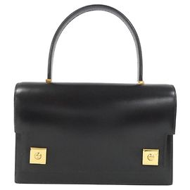 Hermès Bolsa de mão Hermes Piano Preto