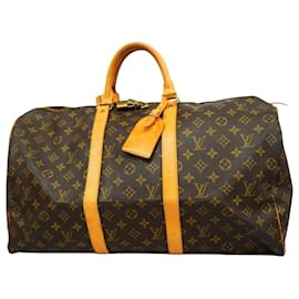 Louis Vuitton-Louis Vuitton Keepall 55-Brown