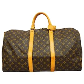 Louis Vuitton-Louis Vuitton Keepall 55-Brown