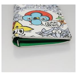 Louis Vuitton-LOUIS VUITTON Monogram Comics Brazza Portefeuille NM Wallet M82011 Auth 108160-Multiple colors