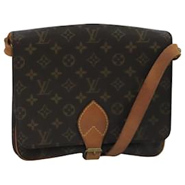 Louis Vuitton-LOUIS VUITTON Monogram Cartouchiere MM Shoulder Bag M51253 LV Auth 107995-Monogram